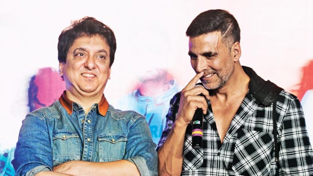 Sajid Nadiadwala with Akshay kumar at event