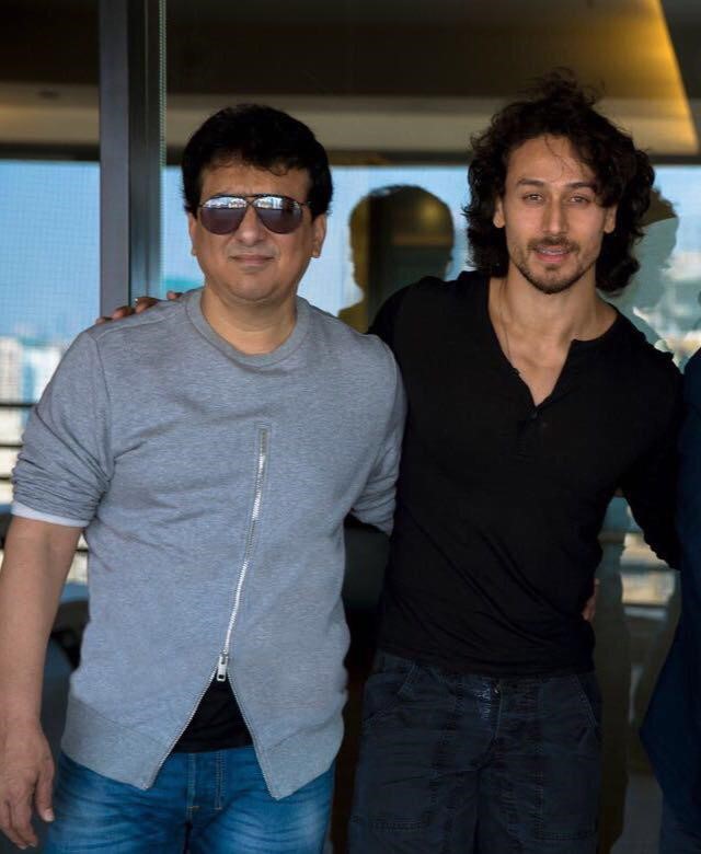 Sajid Nadiadwala with Tiger Shroff