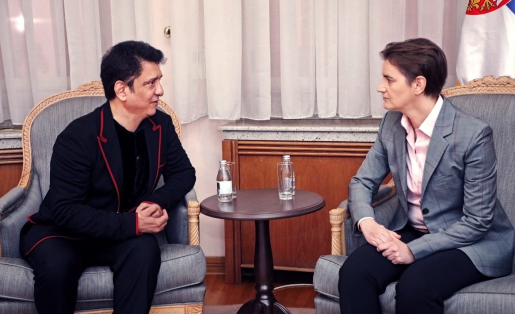 Sajid Nadiadwala Meets Serbian PM Ana Brnabić